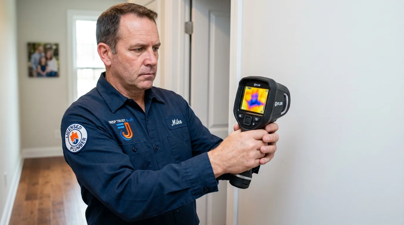 Thermal imaging leak detection by Johns Plumbing LLC in Panama City Beach